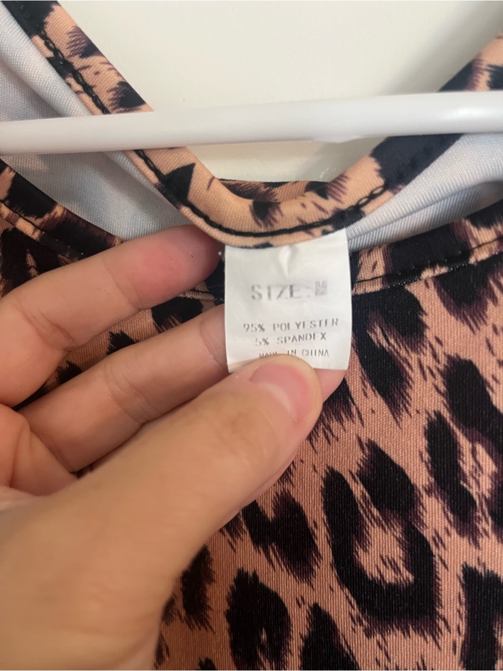 Source Unknown Girls' Leopard Print Fit & Flare Dress - Brown & Black - Picture 3 of 3